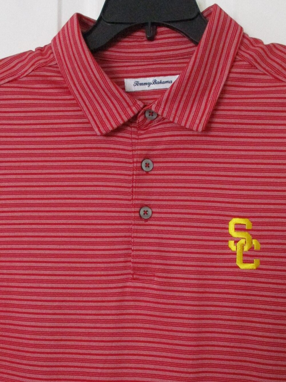 Tommy Bahama Mens S/S "USC" Trojans Pima Cotton Polo Shirt NWOT - Size XL
